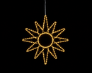 Kaemingk | Decorazione Stella Luminosa con Micro LED – Effetto Flash e Luce Calda