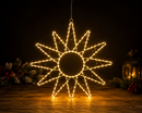 Kaemingk | Decorazione Stella Luminosa con Micro LED – Effetto Flash e Luce Calda
