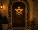 Kaemingk | Decorazione Stella con Micro LED – Effetto Flash e Luce Calda