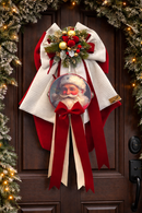 Madame Fioccò | Fiocco Natalizio "Antico Natale" con Tamburello