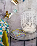 Vesta Vuotatasche quadrato Bucarest in cristallo acrilico