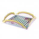 Vesta Vuotatasche quadrato Bucarest in cristallo acrilico