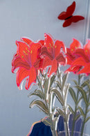 Vesta Fiore Artificiale Funny Flowers in Cristallo Acrilico