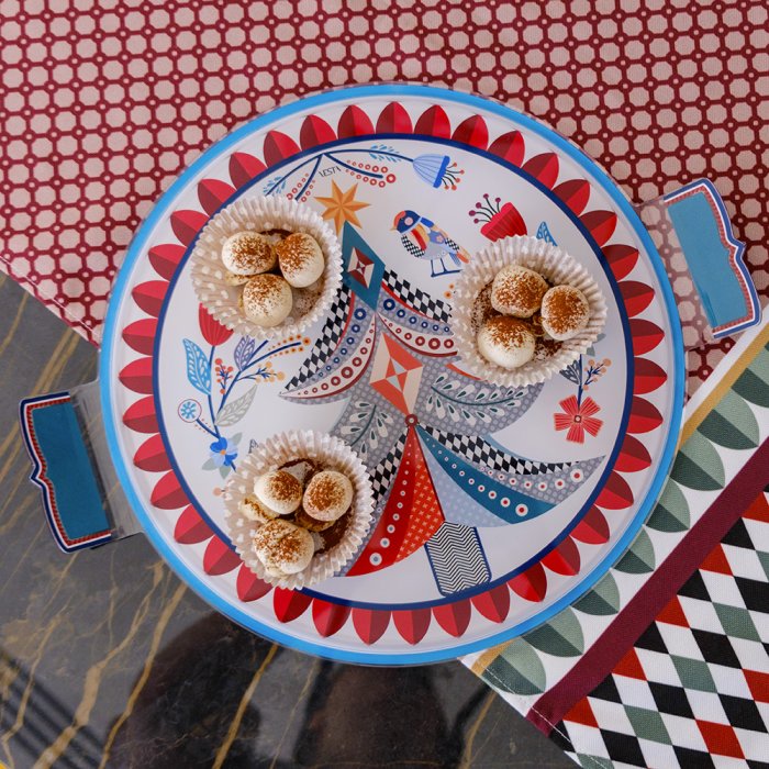 Vesta Christmas Collection 2025 | Porta Torta in Cristallo Acrilico