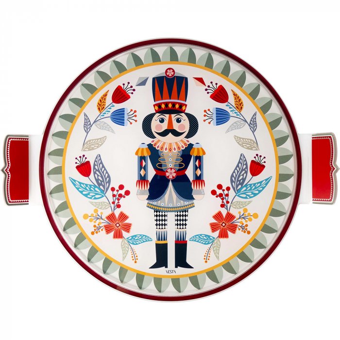 Vesta Christmas Collection 2025 | Porta Torta in Cristallo Acrilico