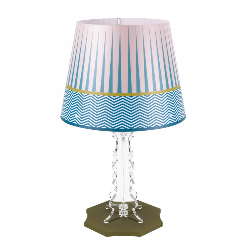 Lampada da Tavolo BRIGHELLA in cristallo acrilico  By Vesta