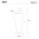 Vesta Home Portaombrelli Cristallo Acrilico Decor