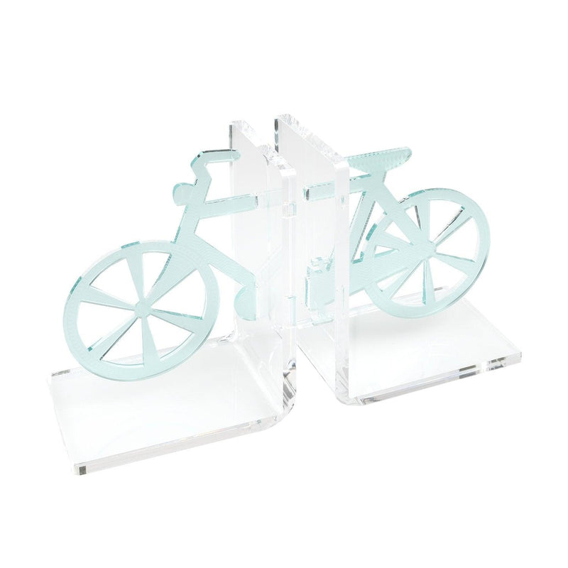 Reggilibri Cristallo Acrilico Bicicletta Vesta