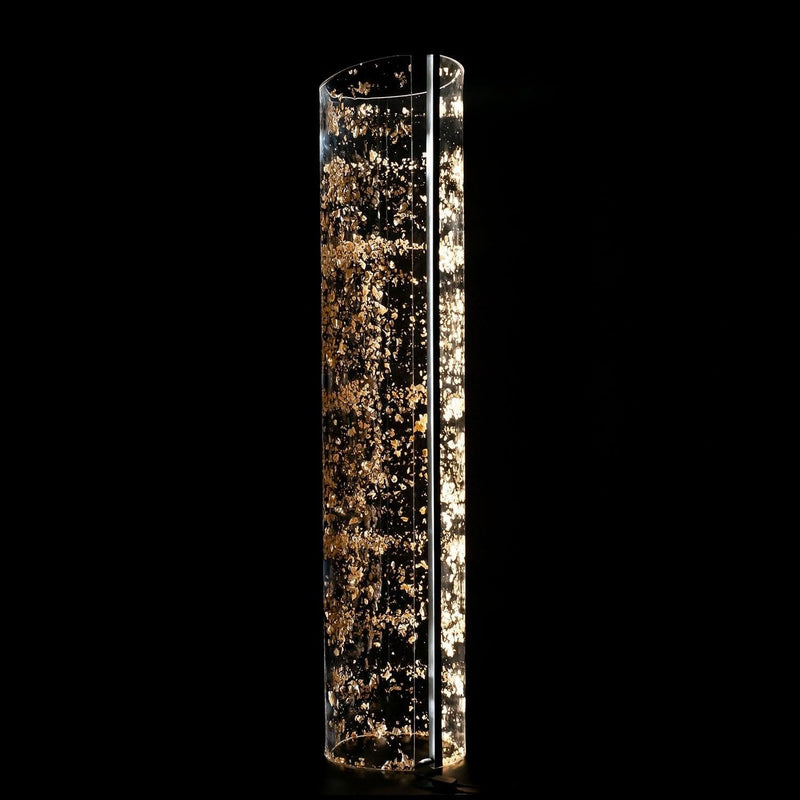 Lampada Da Terra Wave H 120 cm in Cristallo Acrilico Vesta