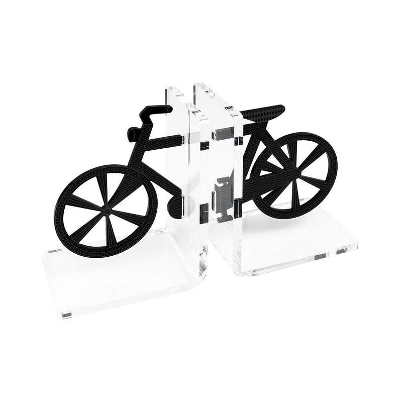 Reggilibri Cristallo Acrilico Bicicletta Vesta