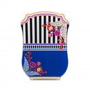 Vesta Vaso Bucarest Trasparente con Decoro