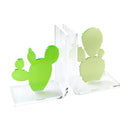 Reggilibri Cristallo Acrilico Cactus Vesta