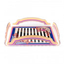 Vesta Vuotatasche quadrato Bucarest in cristallo acrilico