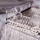 Vesta Home Portatovaglioli Medio trasparente con decoro  Le Jardin