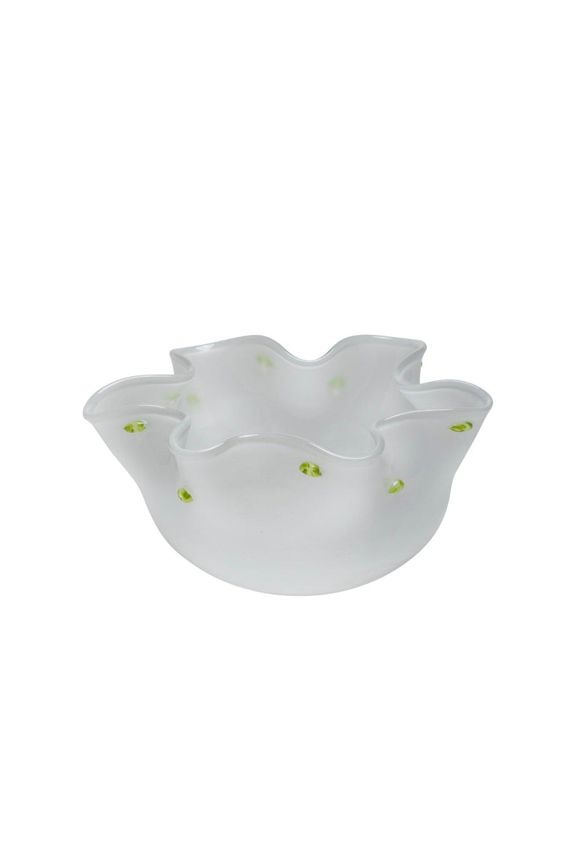 Vaso Centrotavola Ariette in vetro pasta colore soffiato a bocca Galbiati Milano