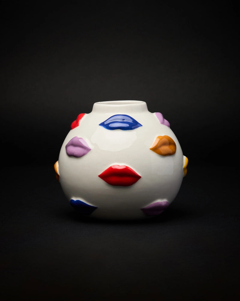 Blogo Design Vaso Mouth In Dolomite | Vaso Di Design POP