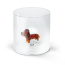WD Lifestyle Bicchiere 250 ml. in vetro borosilicato con decoro Tema Animali Monterey