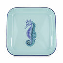 Vassoio In Latta Smaltata cavalluccio marino