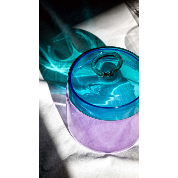 WD Lifestyle Barattolo in vetro borosilicato con manico ad anello