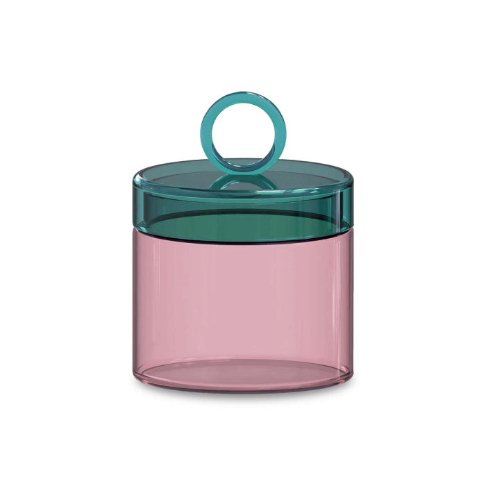 WD Lifestyle Barattolo in vetro borosilicato con manico ad anello