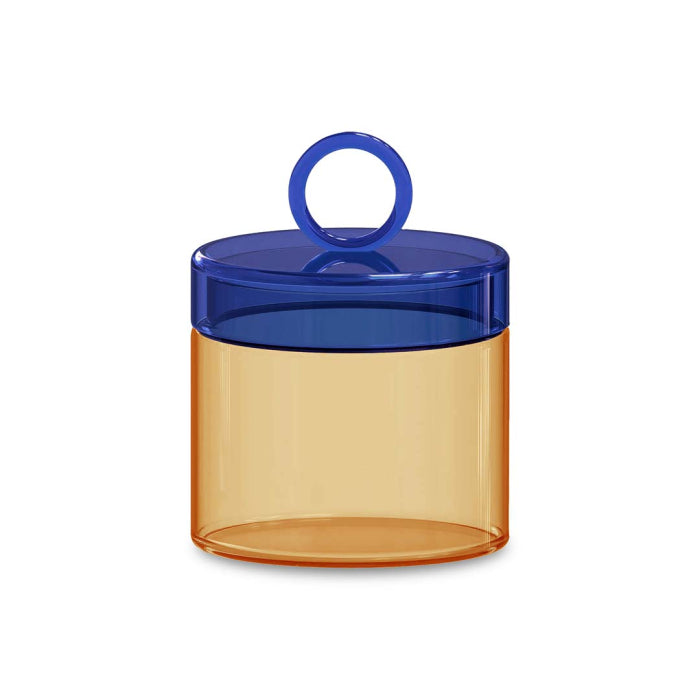 WD Lifestyle Barattolo in vetro borosilicato con manico ad anello