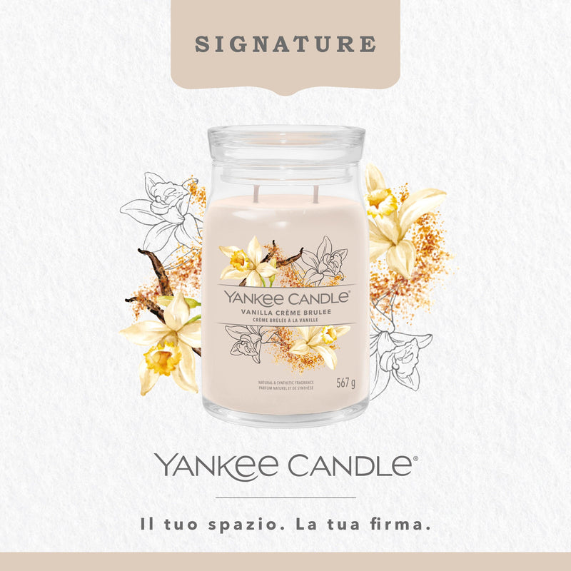 Candela Profumata Vanilla Creme Brulee  Yankee Candle