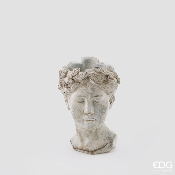 Vaso cemento Testa H.22  By EDG Enzo De Gasperi