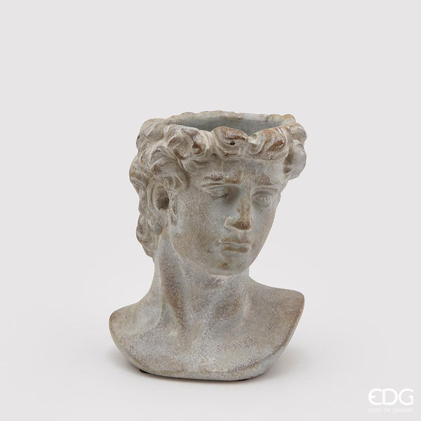 Vaso cemento Testa Donna By EDG Enzo De Gasperi