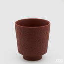 EDG Enzo De Gasperi | Vaso con decorazione di foglie