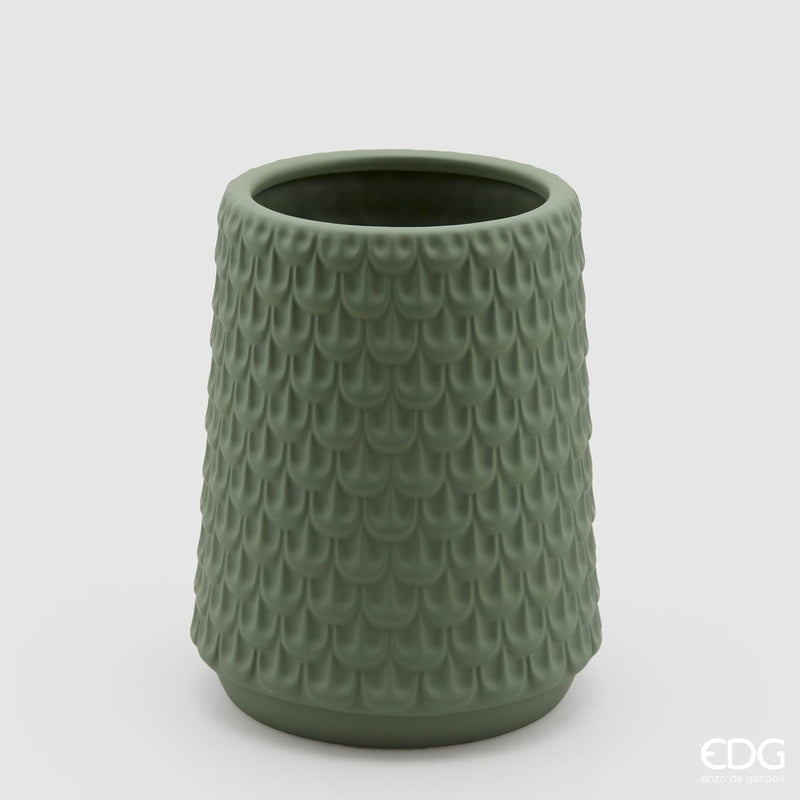 Vaso ceramica Waterproof Squame EDG Enzo De Gasperi