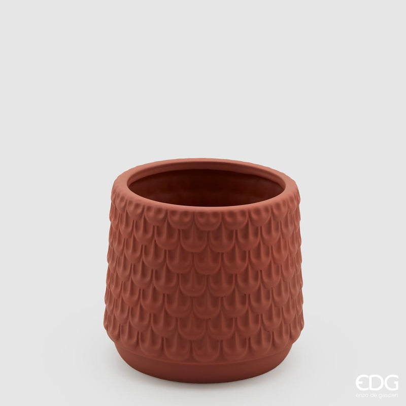 Vaso ceramica Waterproof Squame EDG Enzo De Gasperi