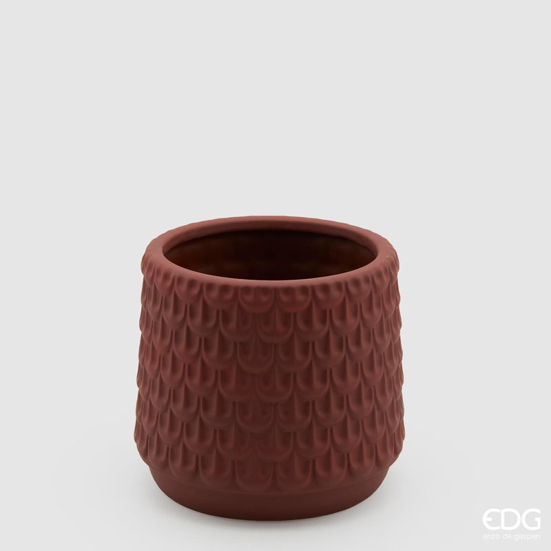 Vaso ceramica Waterproof Squame EDG Enzo De Gasperi