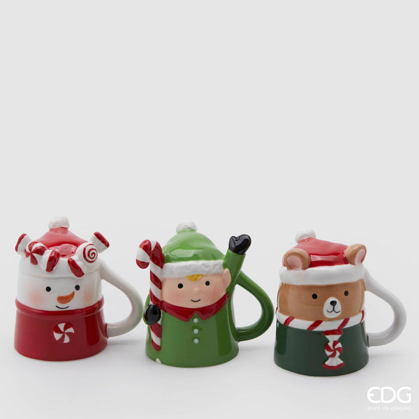 Tazza Ceramica Natalizia EDG Enzo De Gasperi