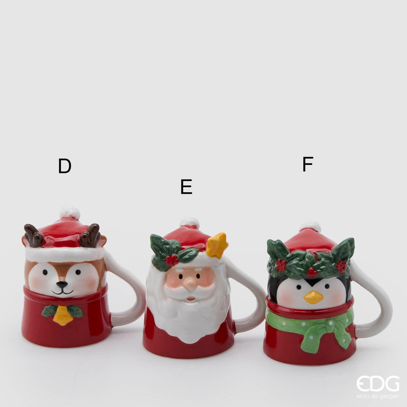 Tazza Ceramica Natalizia EDG Enzo De Gasperi