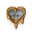 Specchio-Cornice Melted Heart Gold SELETTI