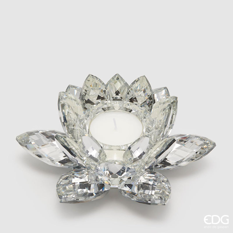 Portacandela Crystal NINFEA By EDG Enzo De Gasperi