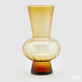 Vaso Vetro Righe con Sfera e Collo Alto - EDG Enzo De Gasperi