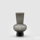 EDG Enzo De Gasperi | Vaso a righe con sfera e collo alto in vetro