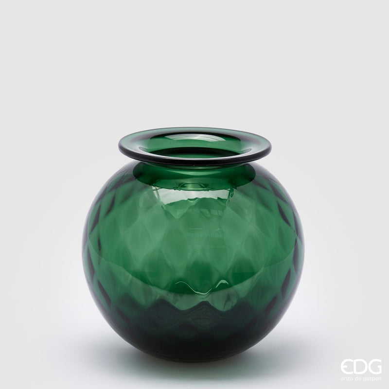 Vaso vetro martellato OPIUM  By EDG Enzo De Gasperi