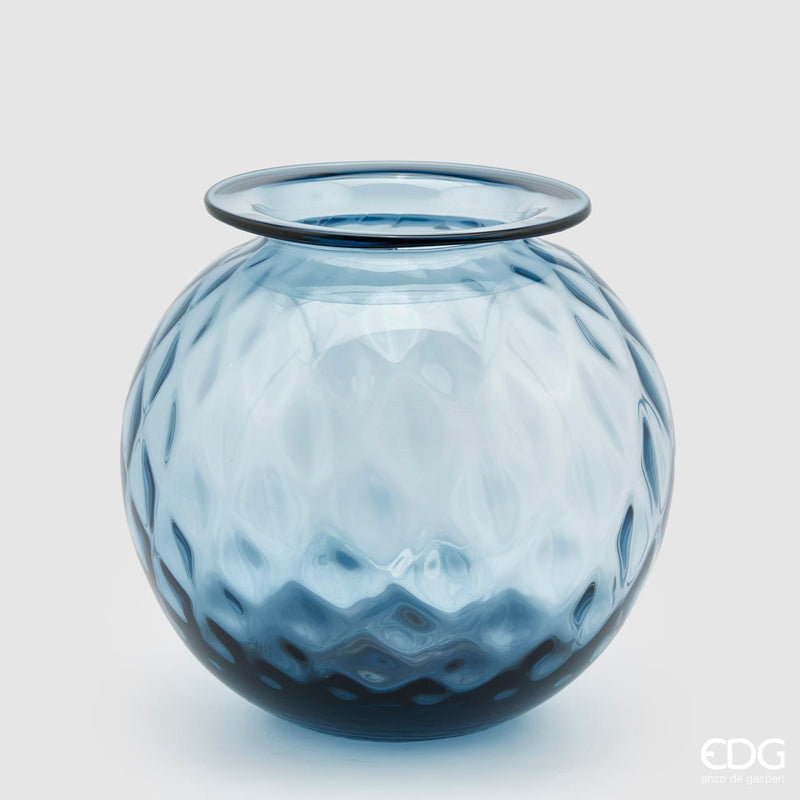Vaso vetro martellato OPIUM  By EDG Enzo De Gasperi