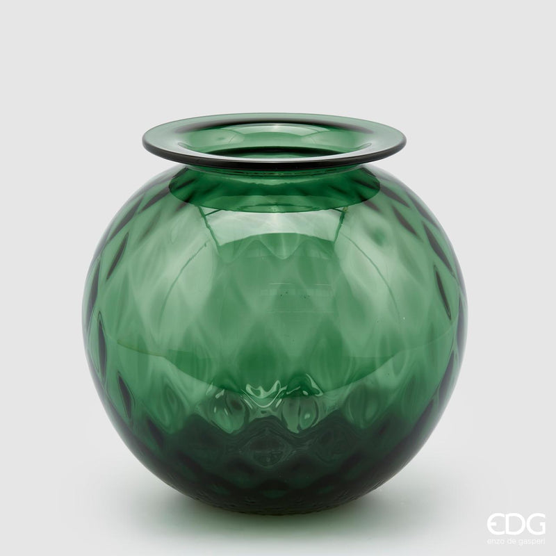Vaso vetro martellato OPIUM  By EDG Enzo De Gasperi