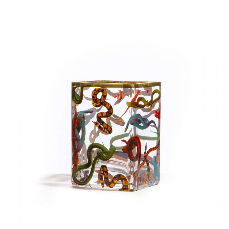 Vaso in vetro Snakes  SELETTI
