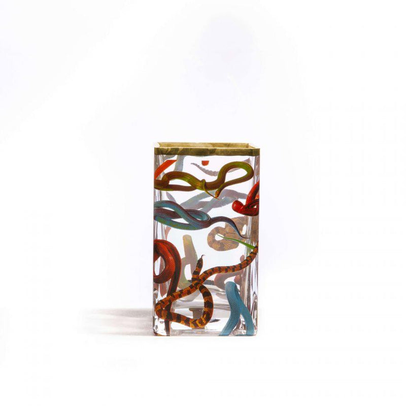 Vaso in vetro Snakes  SELETTI