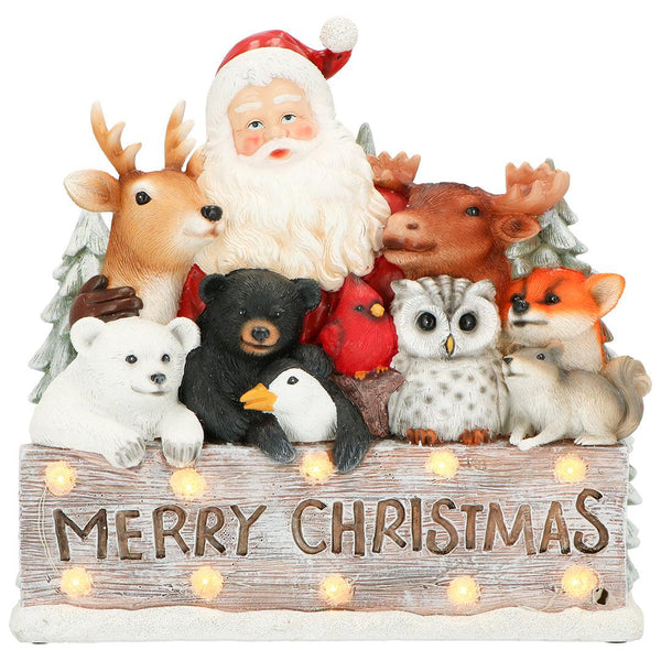 Babbo Natale con Animali Poly Timstor