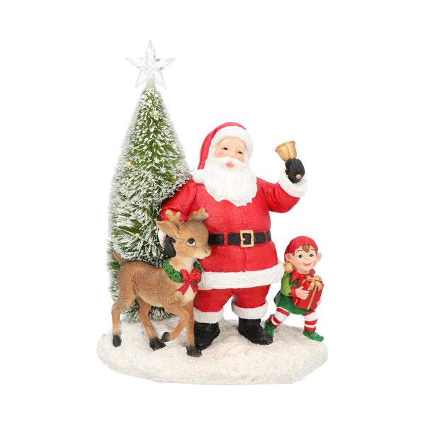 Babbo Natale con Elfo Poly Timstor