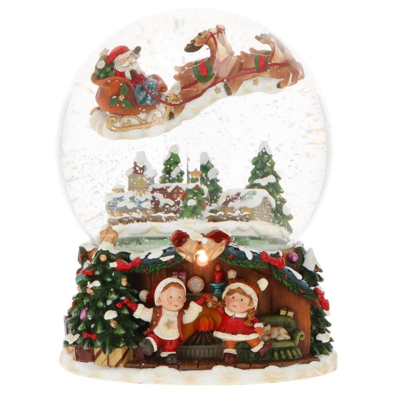 Waterball Babbo Natale con Slitta Timstor