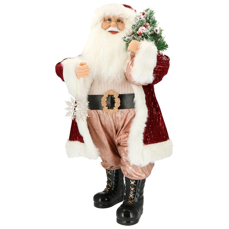 Babbo Natale Rosso e Oro Timstor