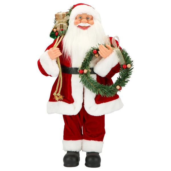 Babbo Natale con Ghirlanda e Sacca Regali Timstor