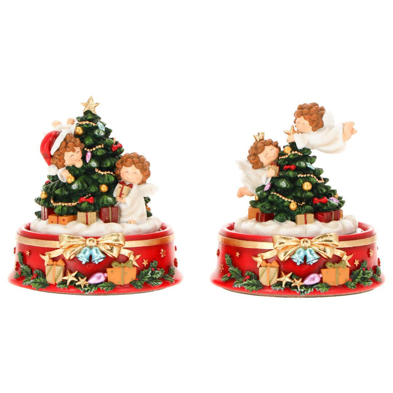 Carillon Albero di Natale con Angeli Timstor