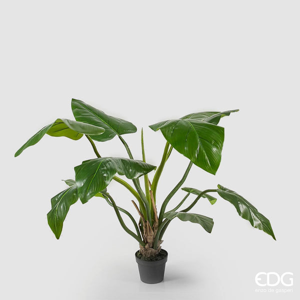 Pianta artificiale FILODENDRO Chic con vaso By EDG Enzo De Gasperi